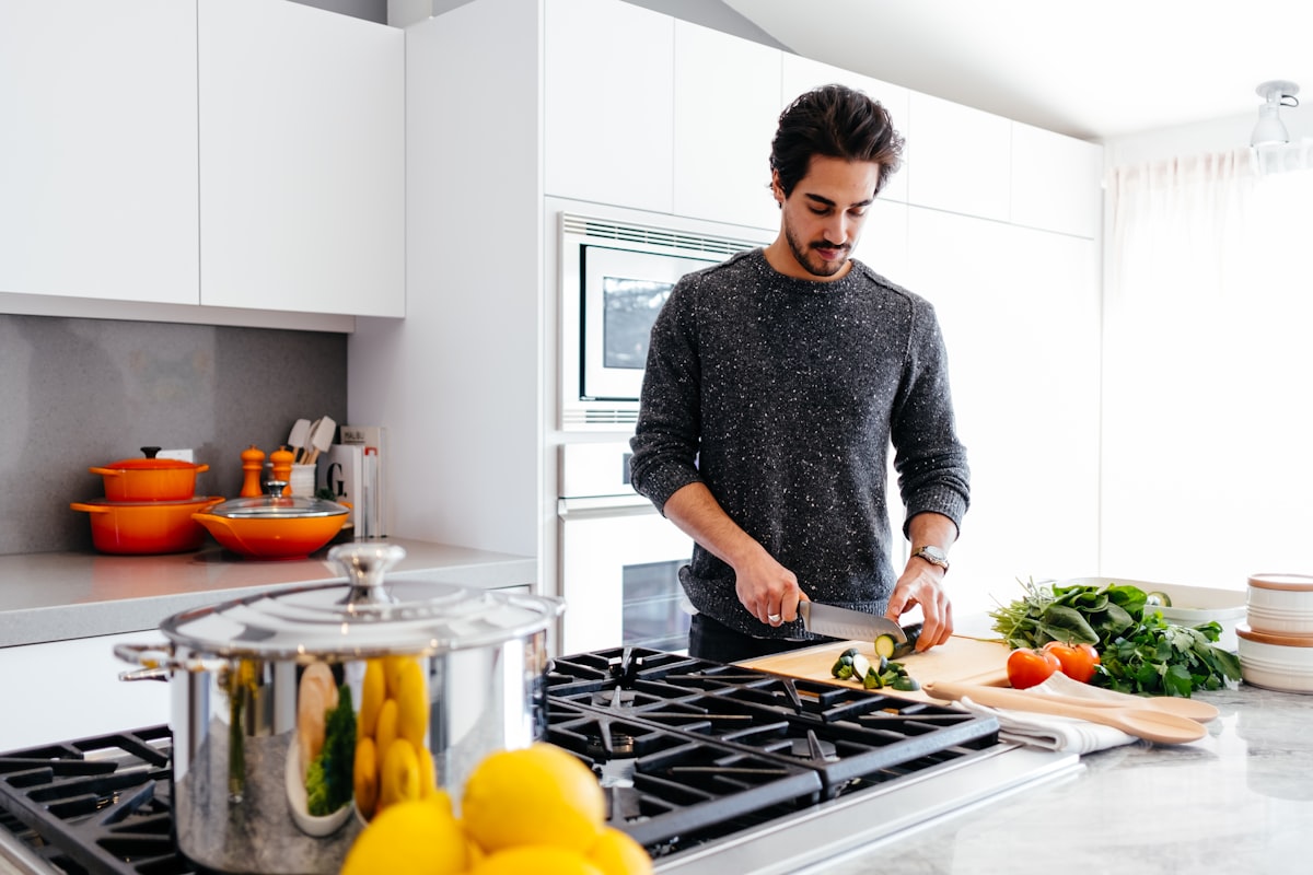 Gezond koken in de keuken